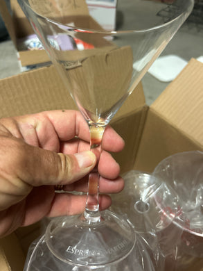 Martini Glass Etched